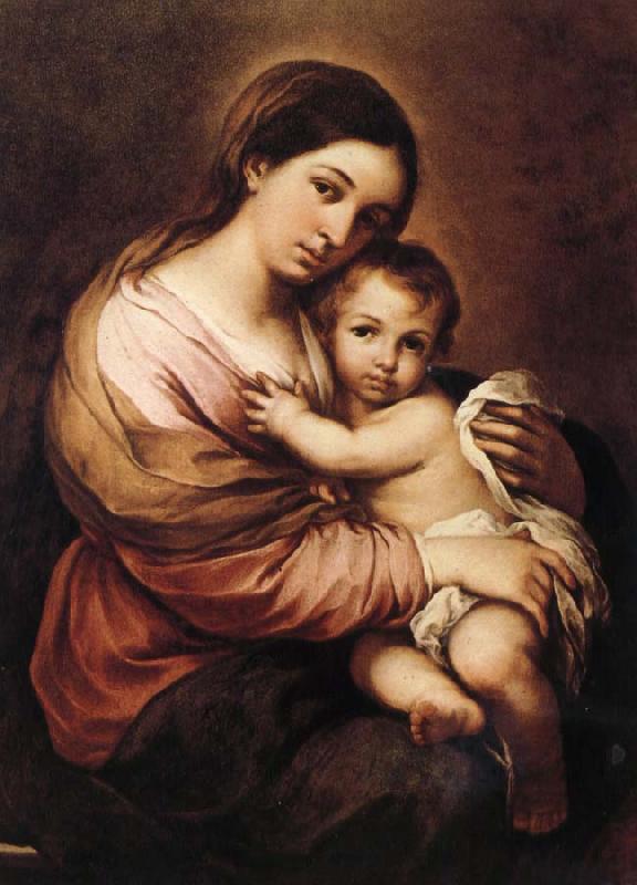 Bartolome Esteban Murillo Virgin and the Son